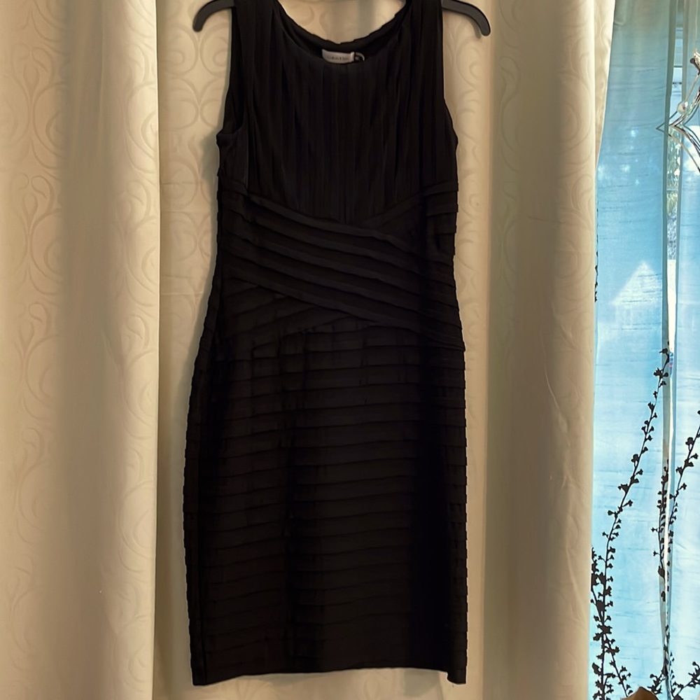 Calvin Klein black sleeveless dress. Size 10